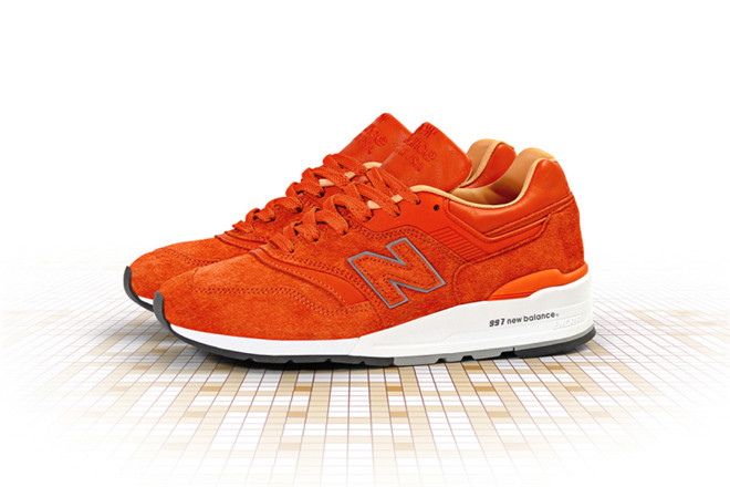 new balance官方網址 New Balance 2015新款 橙色運動鞋