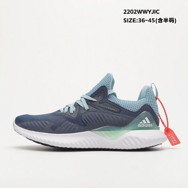 Adidas AlphaBounce Instinct M阿爾法本能輕量緩震系列 情侶款休閒慢跑鞋 