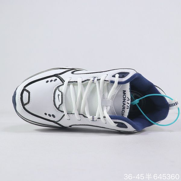 Nike Air Monarch IV 2021新款 黑紅白藍色二次元老爹鞋復古男女款跑步鞋