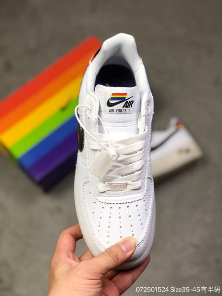Nike Air Force 1 Betrue 2020新款 空軍一號彩虹情侶款休閒板鞋