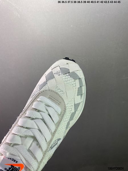 Jean Paul Gaultier x Sacai x Nike VaporWaffle 2023新款 解構前衛變形厚底男女款休閒慢跑鞋