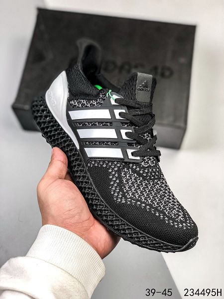 Adidas Ultra 4D 2021新款 針織4D黑科技打印底男生慢跑鞋
