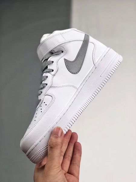 Nike Air Force 1 Static Refective 2021新款 滿天星空軍一號高幫男女生板鞋 帶半碼