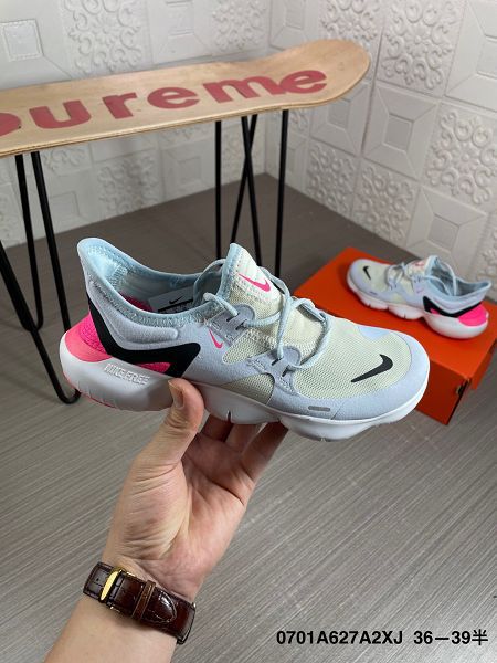 Nike Free RN 5.0 2021新款 赤足5.0系列超輕量透氣女款運動慢跑鞋