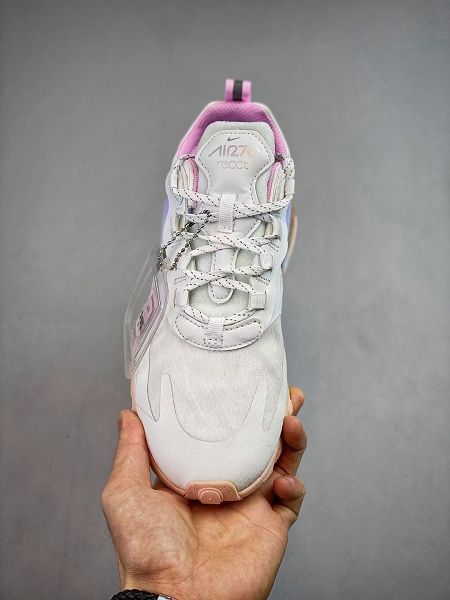 Nike Air Max 720 React 2021新款 高頻網面機能半掌氣墊緩震女生跑步鞋 帶半碼