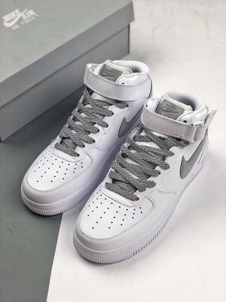 Nike Air Force 1 Static Refective 2021新款 滿天星空軍一號高幫男女生板鞋 帶半碼