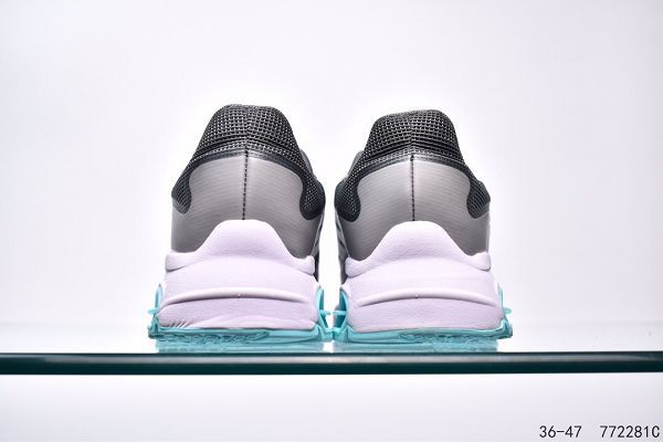 Adidas Quadcube 2021新款 網面針織緩震男女生慢跑鞋 帶半碼