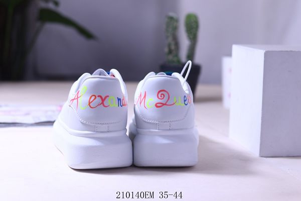 Alexander McQueen sole sneakers 2020新款 高奢品牌亞歷山大·麥昆增高厚底男女生休閒運動小白鞋