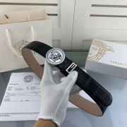 versace範思哲 2020新款皮帶 HF202010牛皮鱷魚紋時尚腰帶