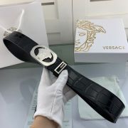 versace範思哲 2020新款皮帶 HF202008牛皮鱷魚紋時尚腰帶